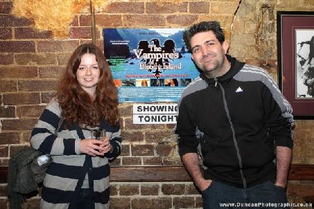 Make up artist Karen O'Sullivan and Camera Operator Gary Askham